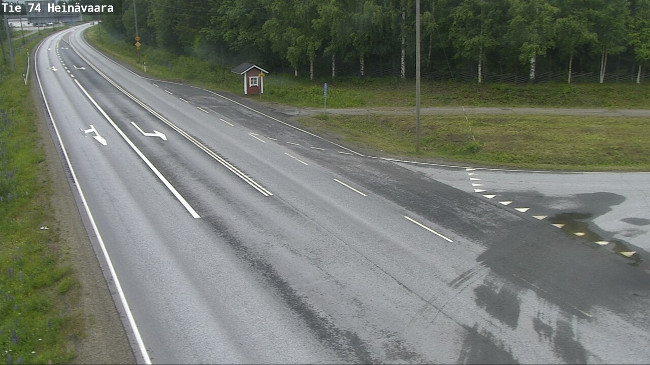 Weather Camera Image Väg 74 Åminne, Heinävaara, Joensuu, Pohjois-Karjala