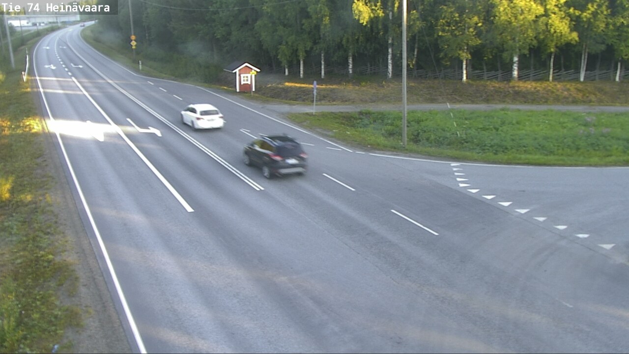 Weather Camera Image Väg 74 Åminne, Heinävaara, Joensuu, Pohjois-Karjala