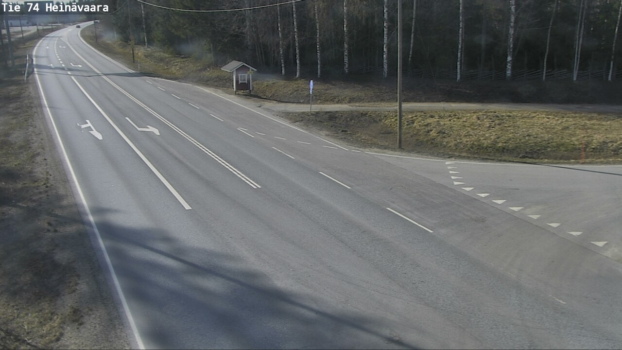 Weather Camera Image Väg 74 Åminne, Heinävaara, Joensuu, Pohjois-Karjala