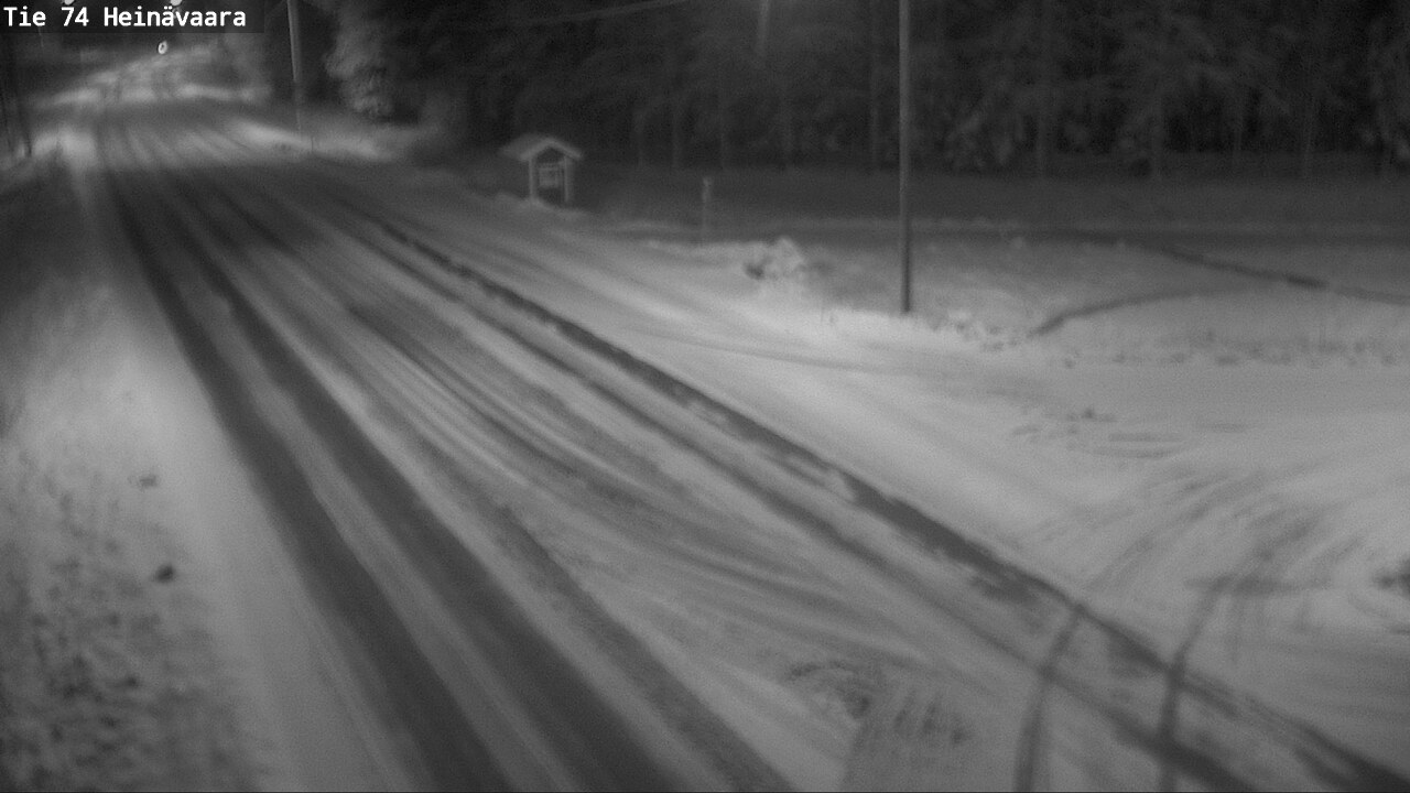 Weather Camera Image Väg 74 Åminne, Heinävaara, Joensuu, Pohjois-Karjala