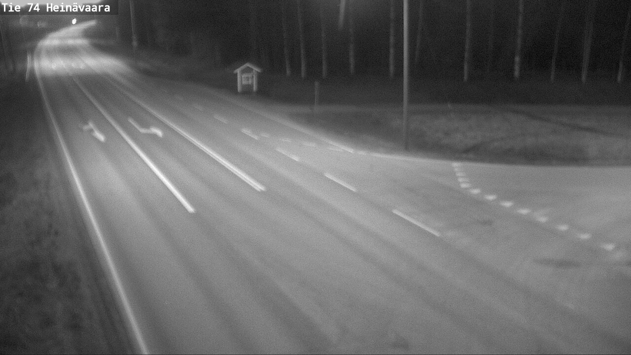 Weather Camera Image Väg 74 Åminne, Heinävaara, Joensuu, Pohjois-Karjala