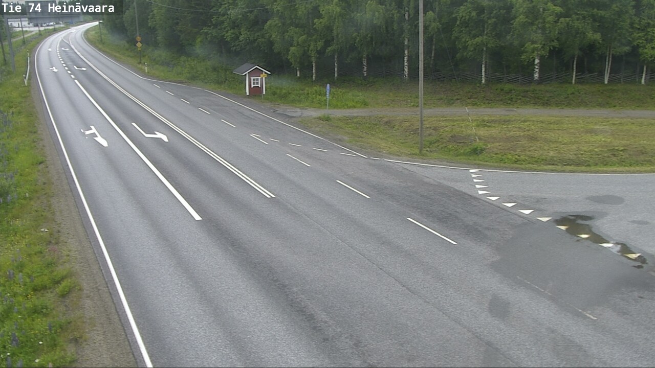 Weather Camera Image Väg 74 Åminne, Heinävaara, Joensuu, Pohjois-Karjala