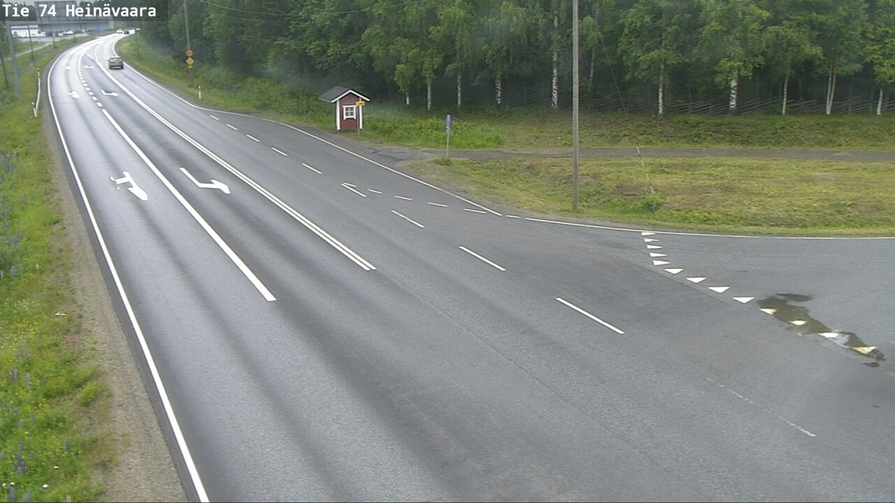 Weather Camera Image Väg 74 Åminne, Heinävaara, Joensuu, Pohjois-Karjala