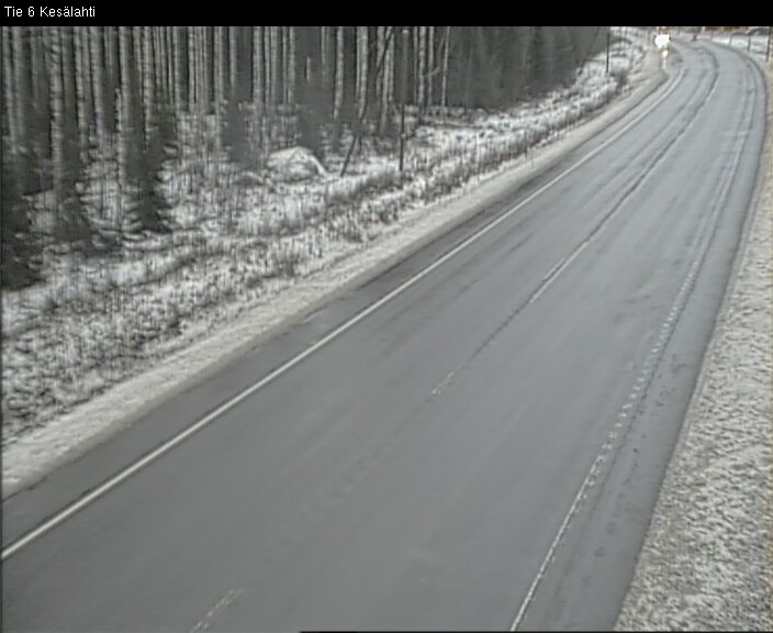 Weather Camera Image Road 6 Kitee, Kesälahti, Kitee, Pohjois-Karjala