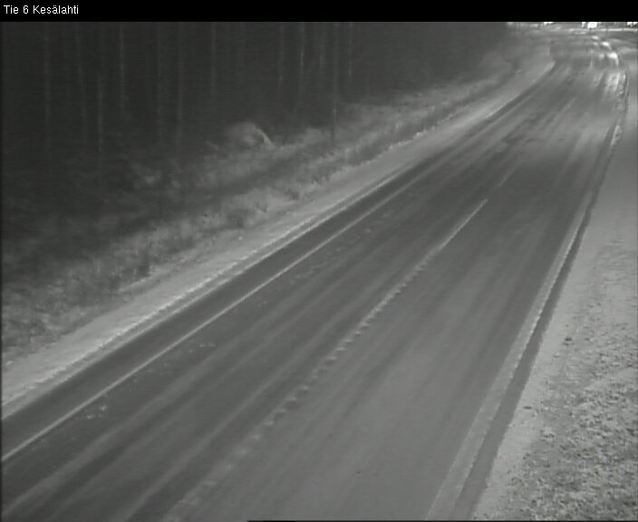 Weather Camera Image Väg 6 Kitee, Kesälax, Kitee, Pohjois-Karjala
