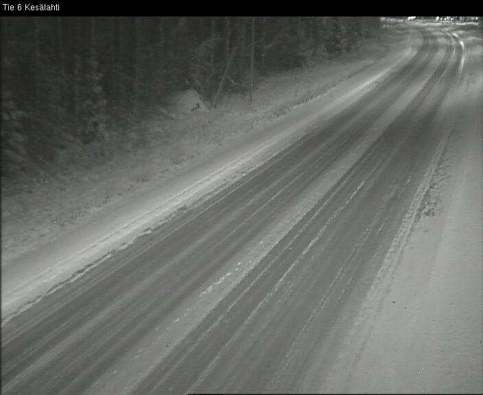 Weather Camera Image Väg 6 Kitee, Kesälax, Kitee, Pohjois-Karjala