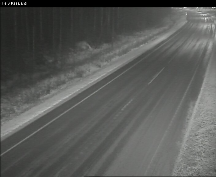 Weather Camera Image Väg 6 Kitee, Kesälax, Kitee, Pohjois-Karjala