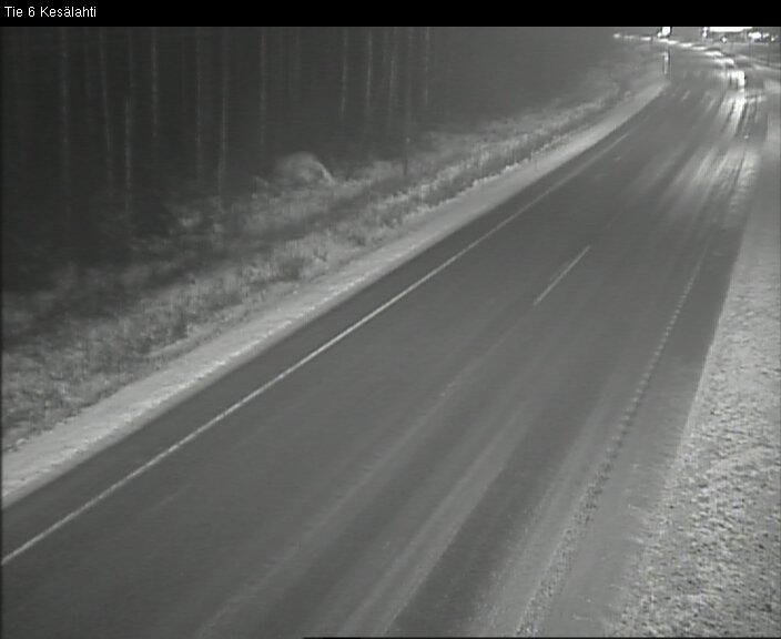 Weather Camera Image Road 6 Kitee, Kesälahti, Kitee, Pohjois-Karjala