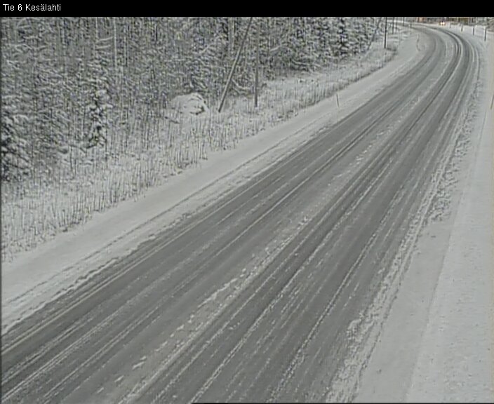 Weather Camera Image Road 6 Kitee, Kesälahti, Kitee, Pohjois-Karjala