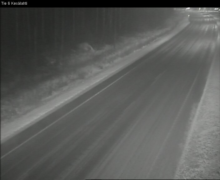Weather Camera Image Väg 6 Kitee, Kesälax, Kitee, Pohjois-Karjala
