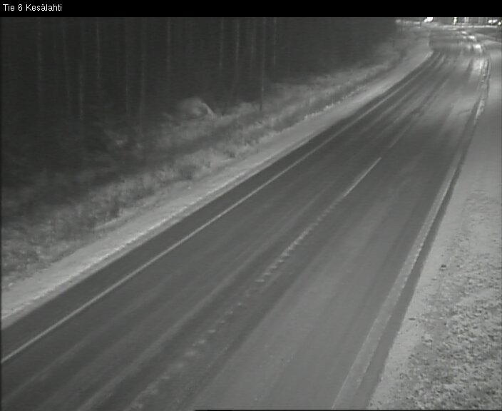 Weather Camera Image Väg 6 Kitee, Kesälax, Kitee, Pohjois-Karjala