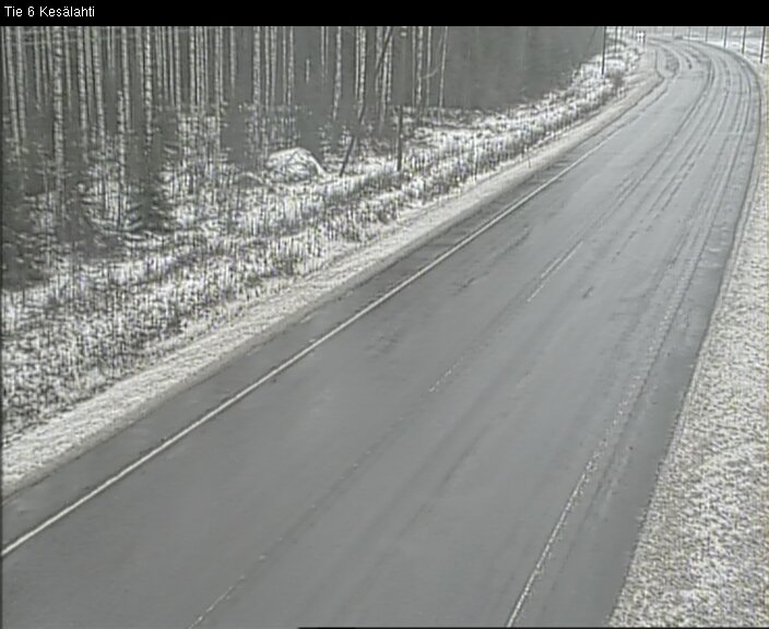 Weather Camera Image Road 6 Kitee, Kesälahti, Kitee, Pohjois-Karjala