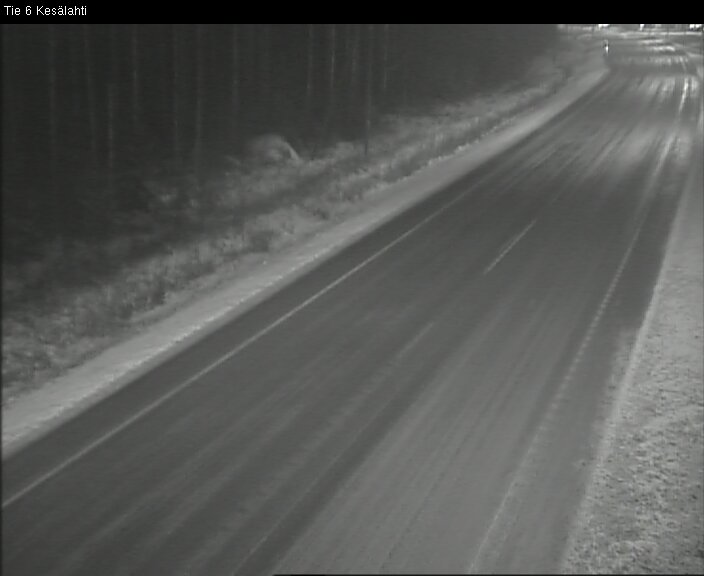 Weather Camera Image Väg 6 Kitee, Kesälax, Kitee, Pohjois-Karjala