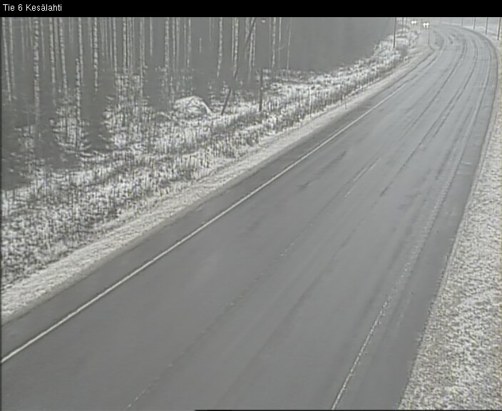 Weather Camera Image Road 6 Kitee, Kesälahti, Kitee, Pohjois-Karjala