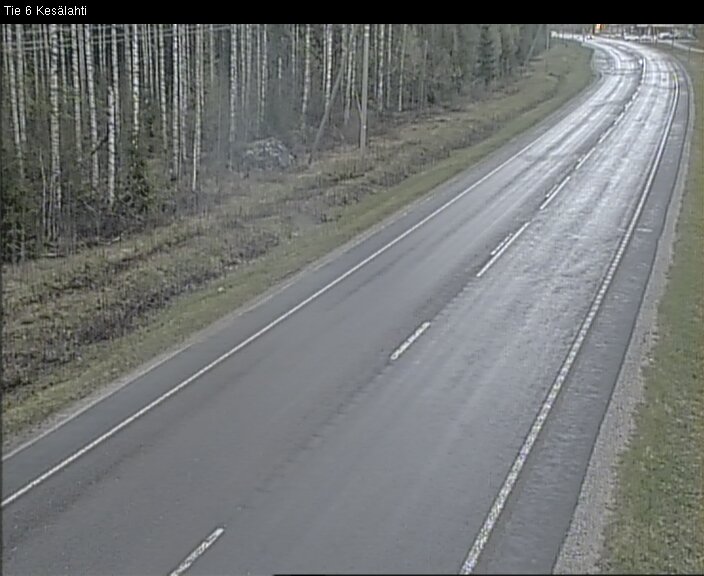 Weather Camera Image Road 6 Kitee, Kesälahti, Kitee, Pohjois-Karjala