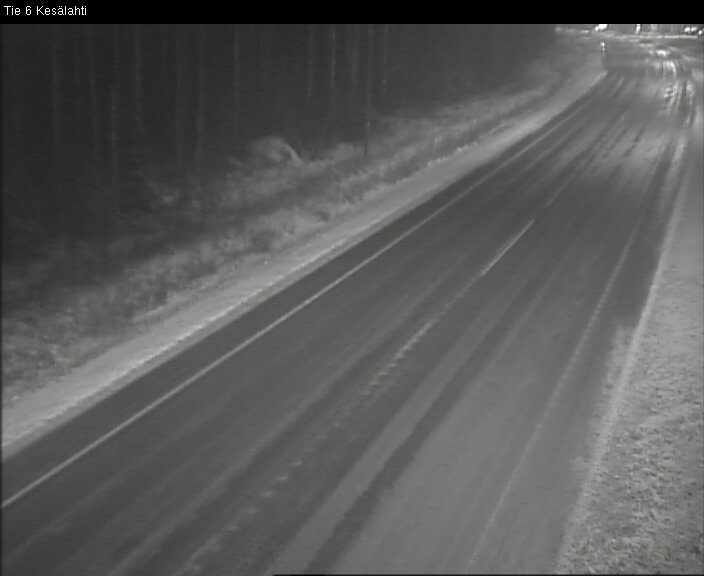 Weather Camera Image Väg 6 Kitee, Kesälax, Kitee, Pohjois-Karjala
