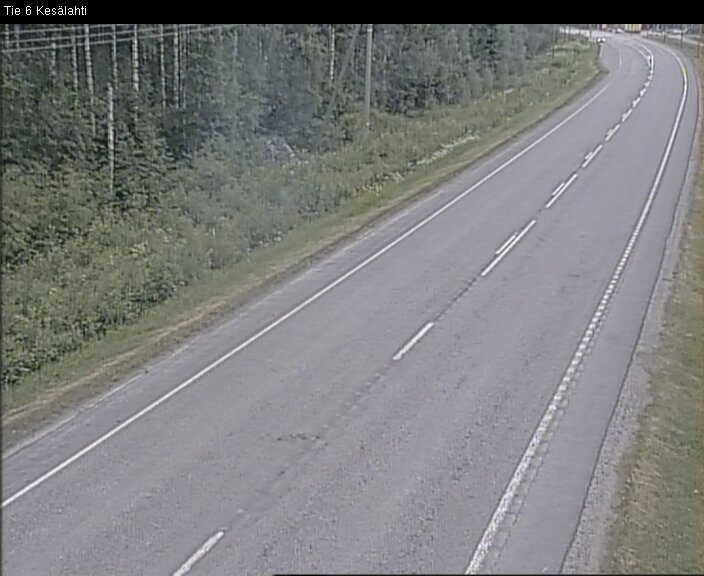 Kelikamerat Kuva Tie 6 Kitee, Kesälahti, Kitee, Pohjois-Karjala