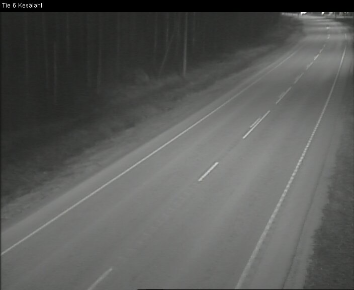 Weather Camera Image Road 6 Kitee, Kesälahti, Kitee, Pohjois-Karjala