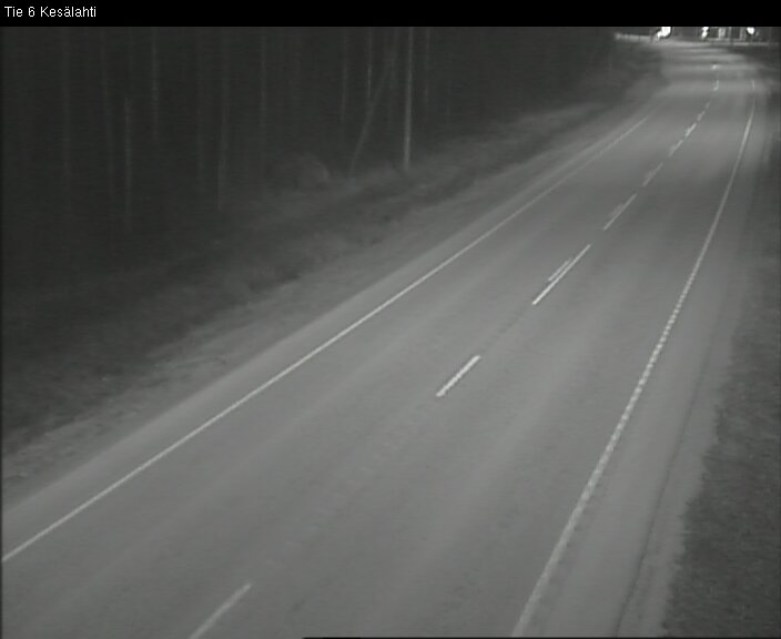 Weather Camera Image Road 6 Kitee, Kesälahti, Kitee, Pohjois-Karjala
