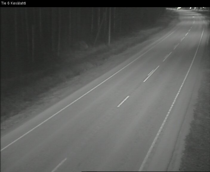 Weather Camera Image Road 6 Kitee, Kesälahti, Kitee, Pohjois-Karjala