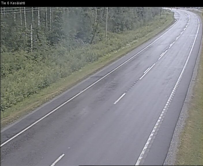 Weather Camera Image Road 6 Kitee, Kesälahti, Kitee, Pohjois-Karjala