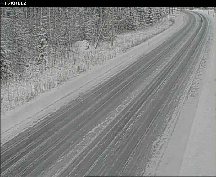 Weather Camera Image Road 6 Kitee, Kesälahti, Kitee, Pohjois-Karjala