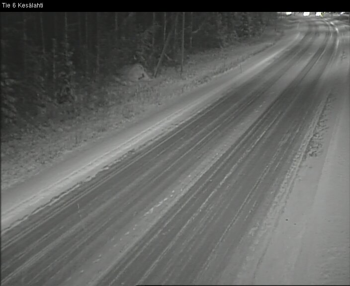 Weather Camera Image Väg 6 Kitee, Kesälax, Kitee, Pohjois-Karjala
