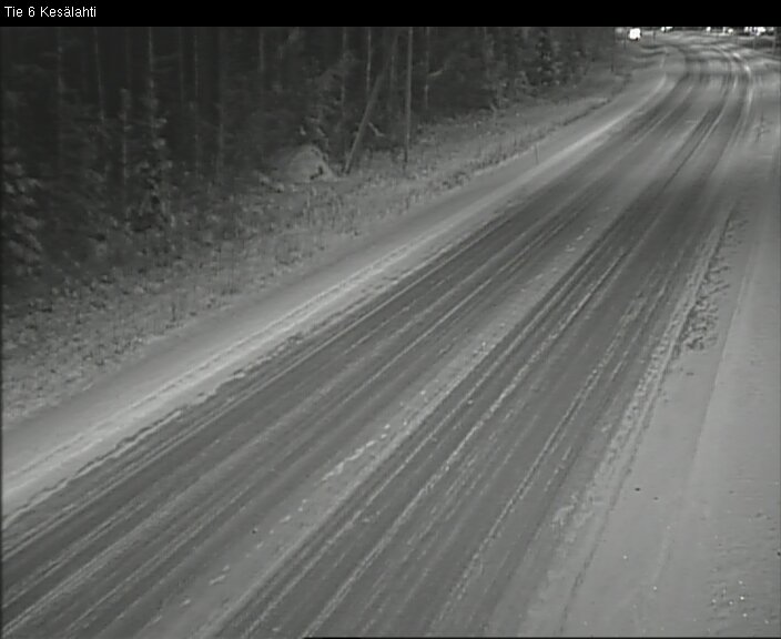 Weather Camera Image Road 6 Kitee, Kesälahti, Kitee, Pohjois-Karjala