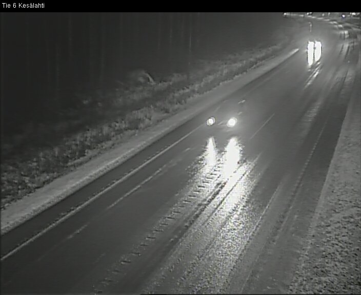 Weather Camera Image Road 6 Kitee, Kesälahti, Kitee, Pohjois-Karjala