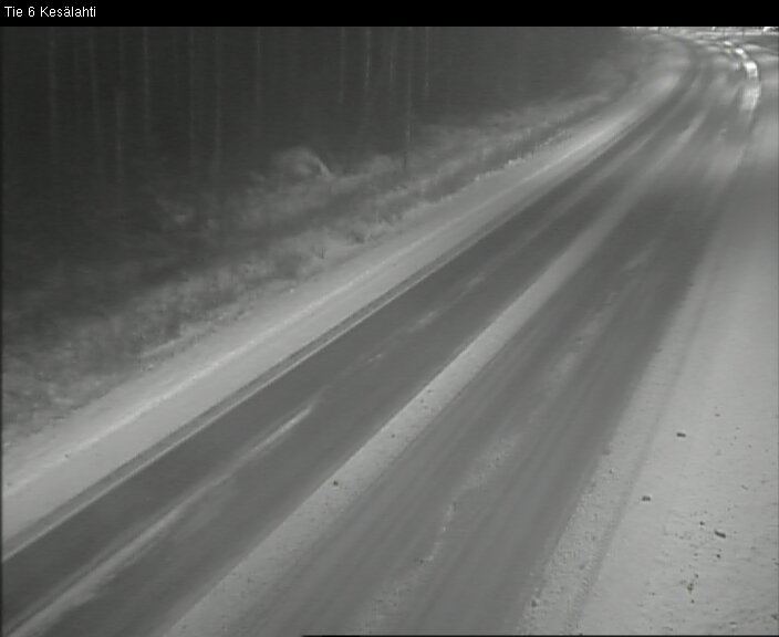 Weather Camera Image Väg 6 Kitee, Kesälax, Kitee, Pohjois-Karjala