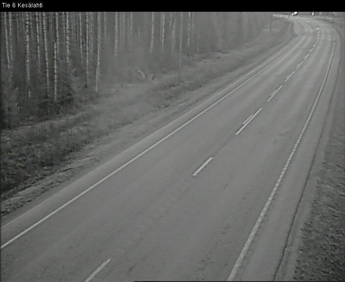 Weather Camera Image Road 6 Kitee, Kesälahti, Kitee, Pohjois-Karjala