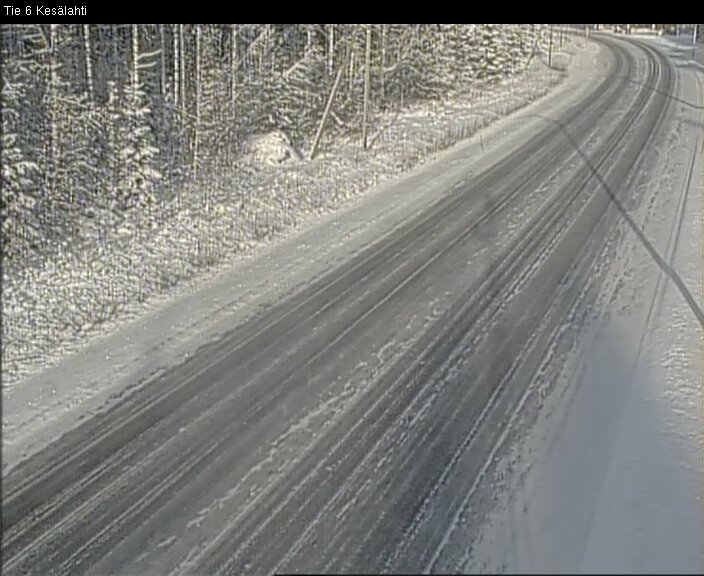 Weather Camera Image Road 6 Kitee, Kesälahti, Kitee, Pohjois-Karjala