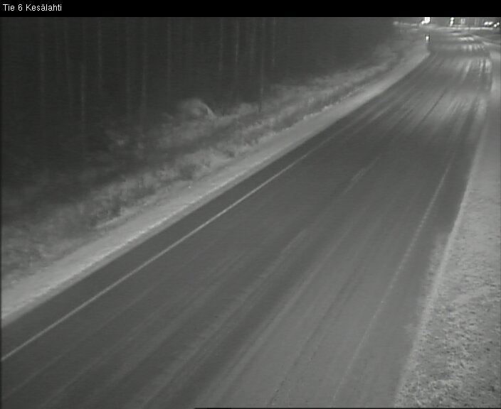 Weather Camera Image Väg 6 Kitee, Kesälax, Kitee, Pohjois-Karjala