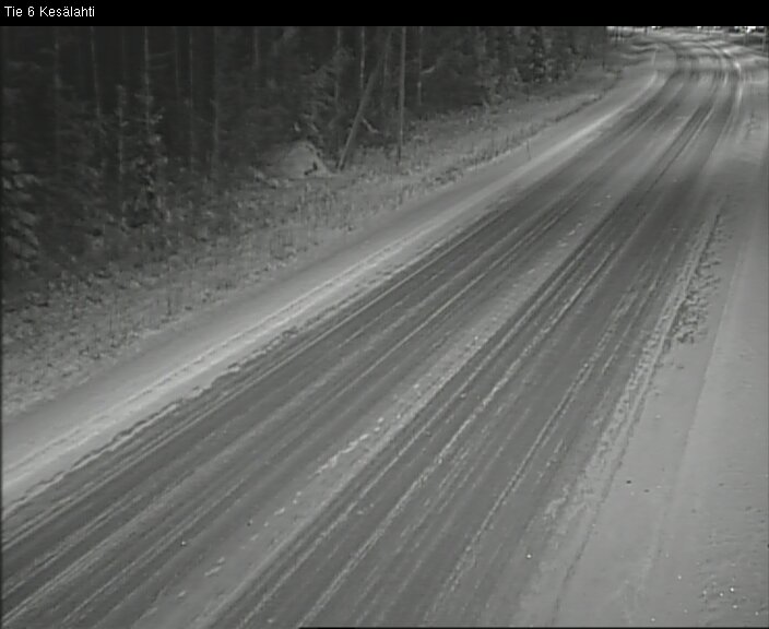 Weather Camera Image Road 6 Kitee, Kesälahti, Kitee, Pohjois-Karjala