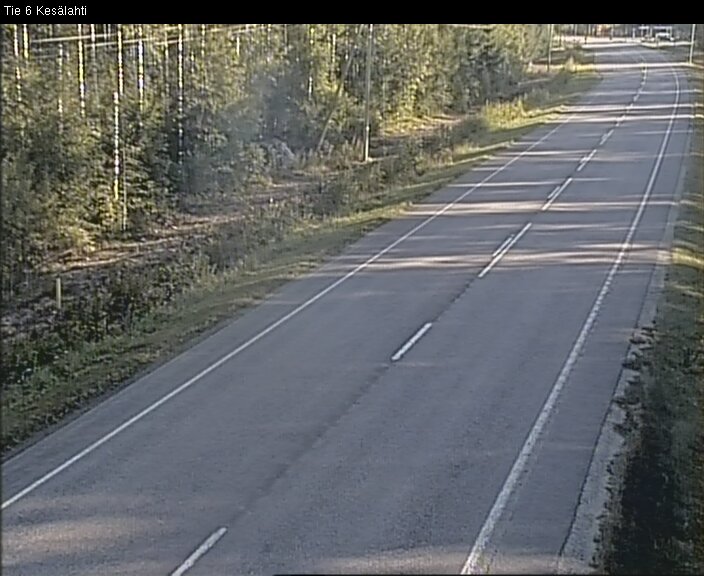 Weather Camera Image Road 6 Kitee, Kesälahti, Kitee, Pohjois-Karjala