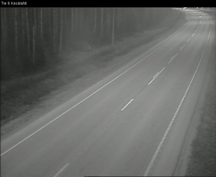 Weather Camera Image Road 6 Kitee, Kesälahti, Kitee, Pohjois-Karjala