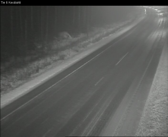 Weather Camera Image Road 6 Kitee, Kesälahti, Kitee, Pohjois-Karjala
