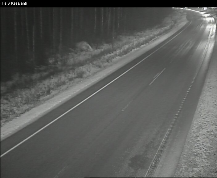 Weather Camera Image Väg 6 Kitee, Kesälax, Kitee, Pohjois-Karjala