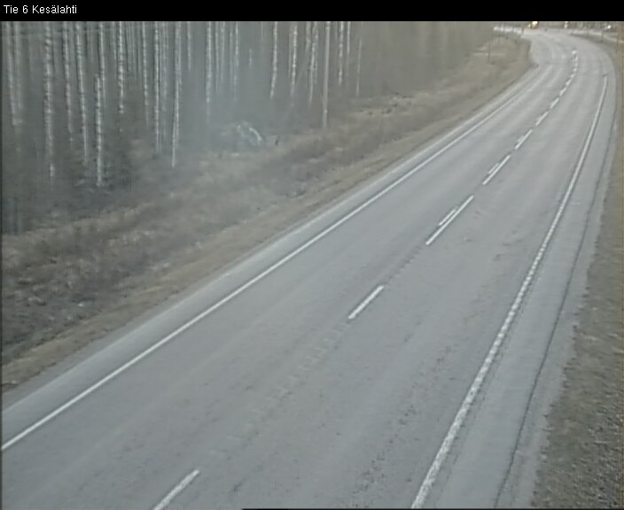 Weather Camera Image Road 6 Kitee, Kesälahti, Kitee, Pohjois-Karjala