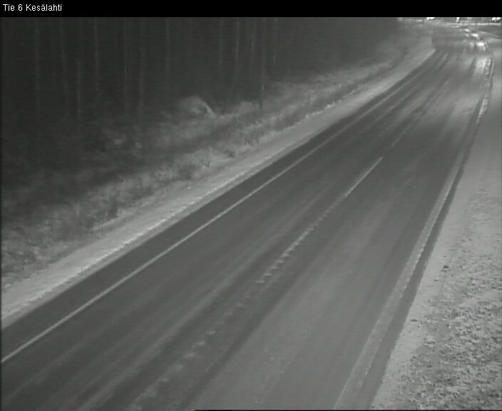Weather Camera Image Väg 6 Kitee, Kesälax, Kitee, Pohjois-Karjala