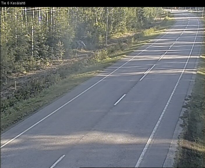 Weather Camera Image Road 6 Kitee, Kesälahti, Kitee, Pohjois-Karjala