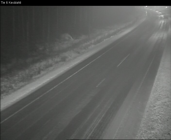 Weather Camera Image Road 6 Kitee, Kesälahti, Kitee, Pohjois-Karjala