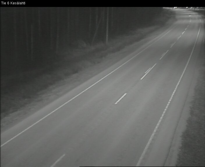Weather Camera Image Road 6 Kitee, Kesälahti, Kitee, Pohjois-Karjala