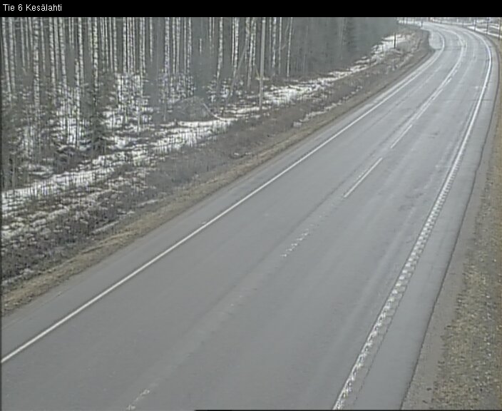 Weather Camera Image Road 6 Kitee, Kesälahti, Kitee, Pohjois-Karjala