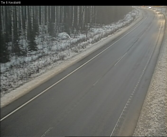 Weather Camera Image Väg 6 Kitee, Kesälax, Kitee, Pohjois-Karjala