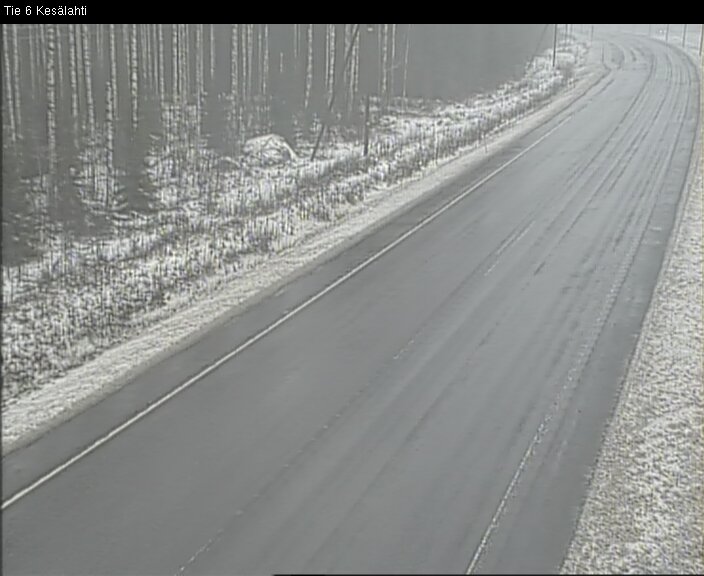 Weather Camera Image Road 6 Kitee, Kesälahti, Kitee, Pohjois-Karjala