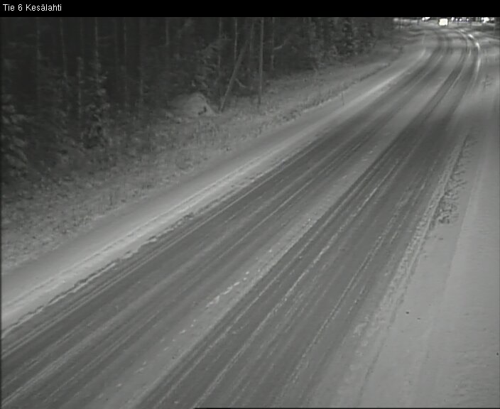 Weather Camera Image Väg 6 Kitee, Kesälax, Kitee, Pohjois-Karjala