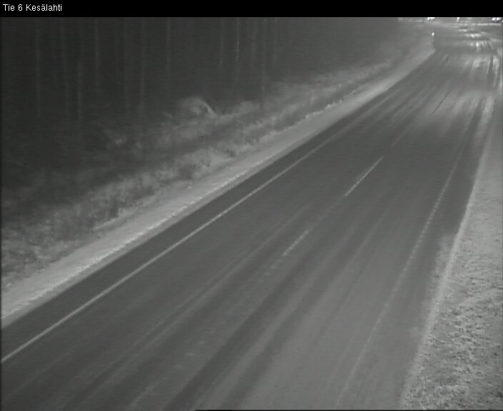 Weather Camera Image Väg 6 Kitee, Kesälax, Kitee, Pohjois-Karjala