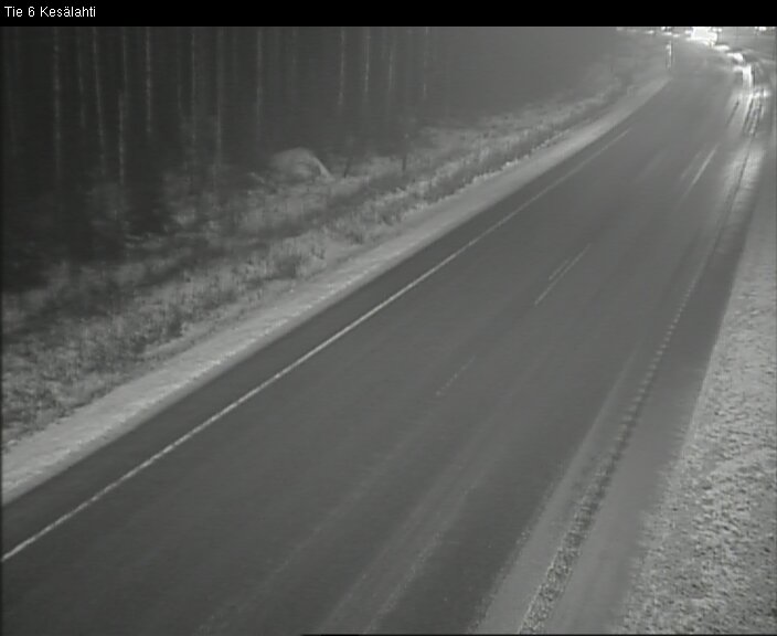 Weather Camera Image Road 6 Kitee, Kesälahti, Kitee, Pohjois-Karjala