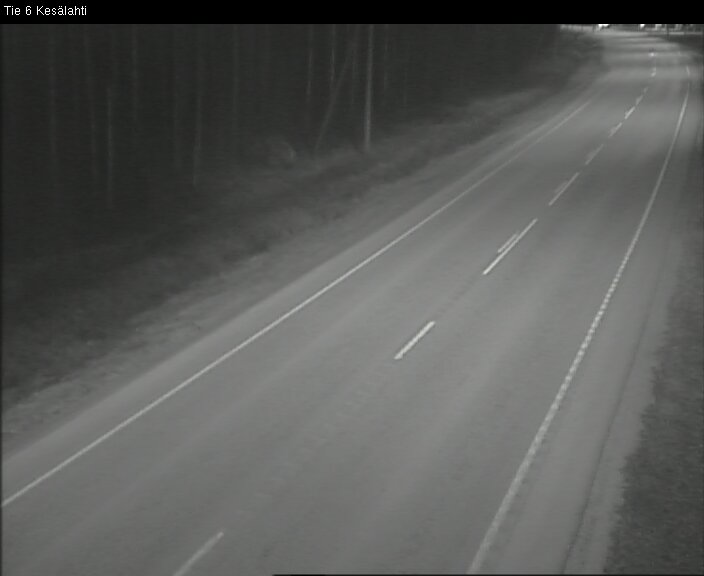 Weather Camera Image Road 6 Kitee, Kesälahti, Kitee, Pohjois-Karjala